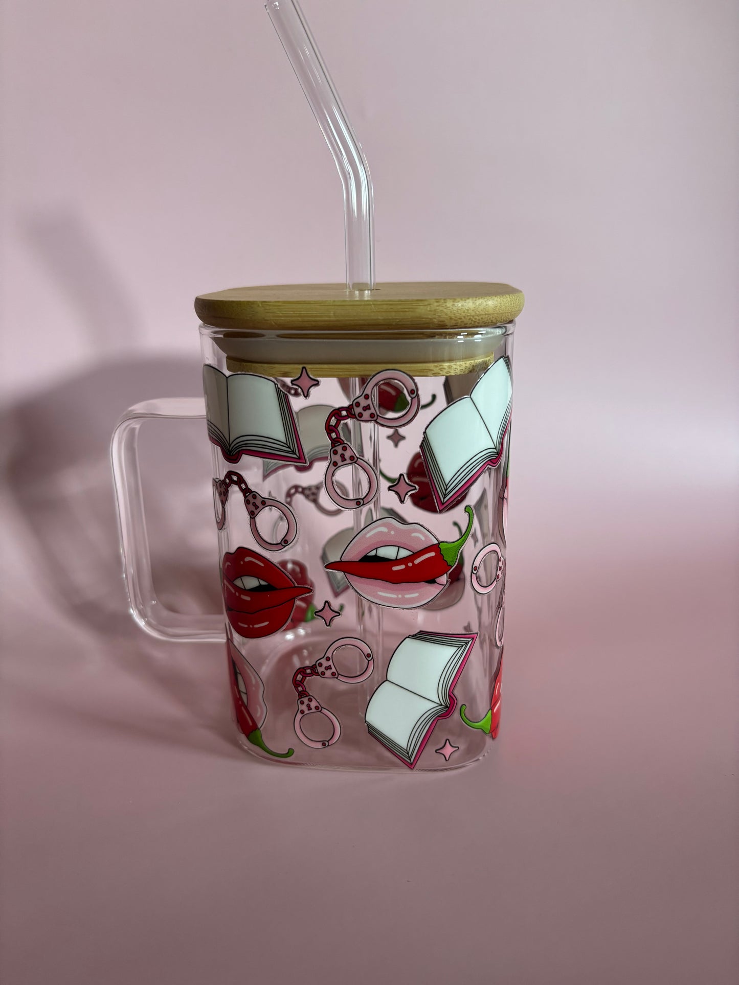 Square Romance Glass Cup