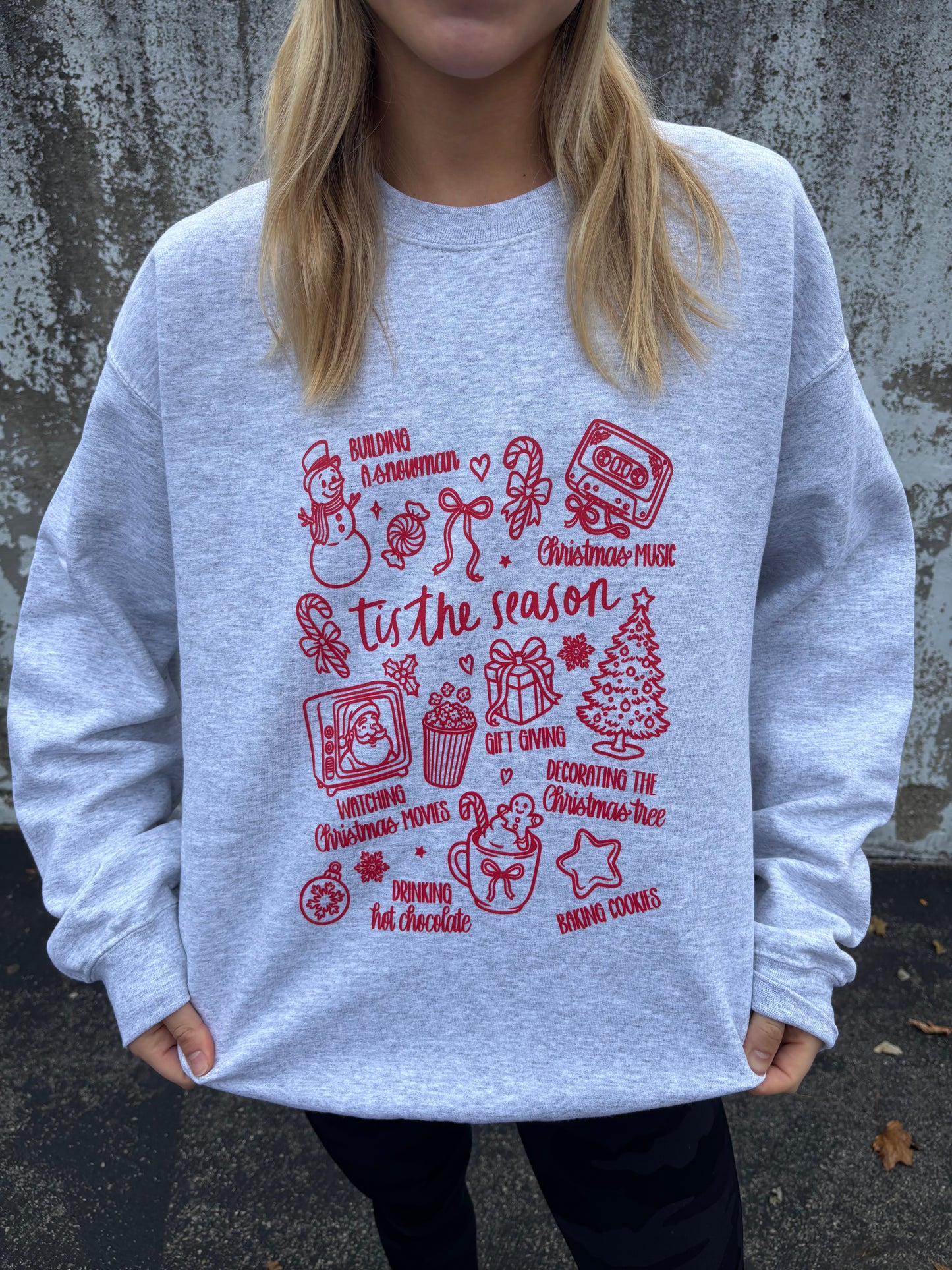 Christmas Doodle Crewneck
