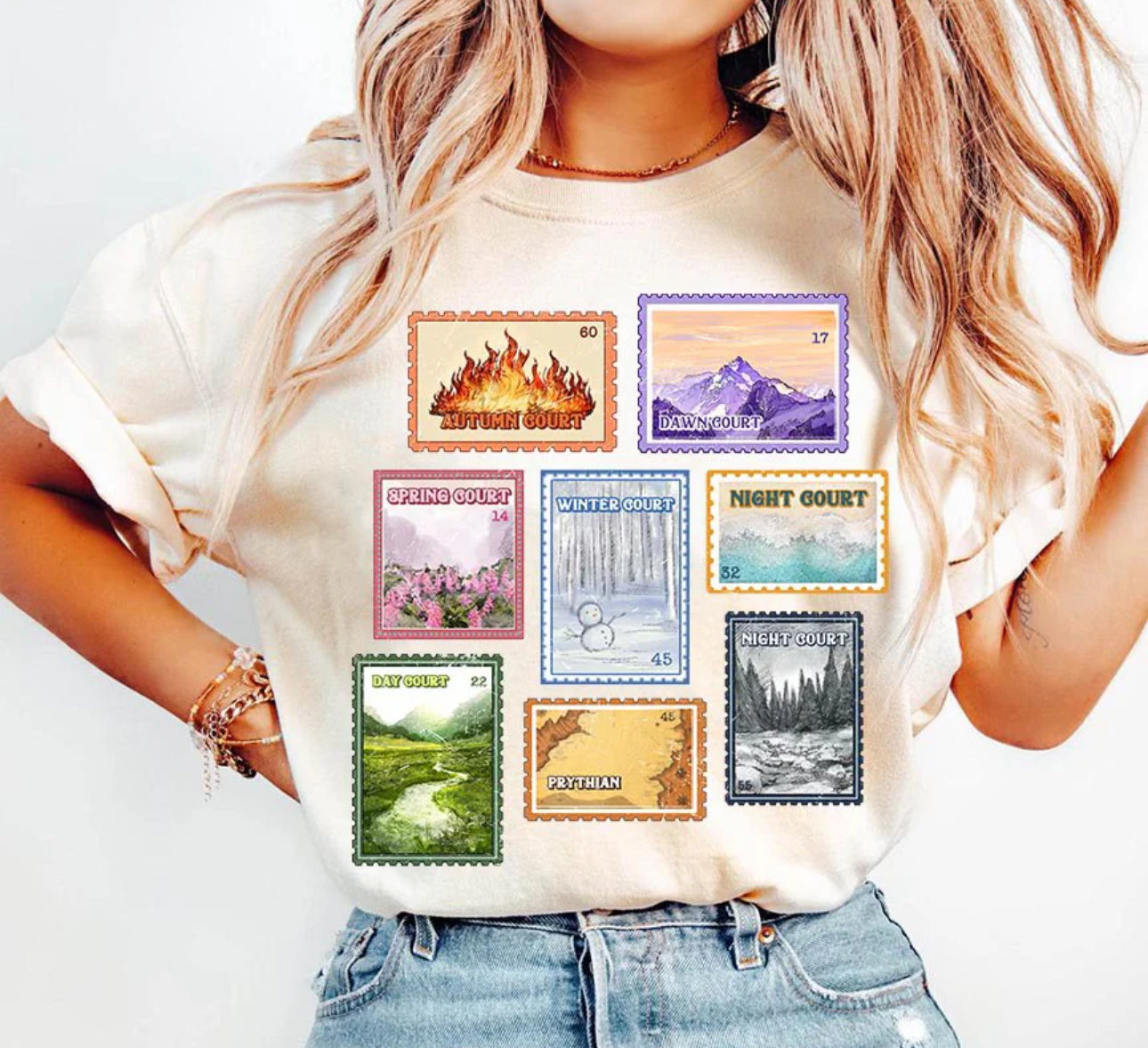 ACOTAR Stamps Tee