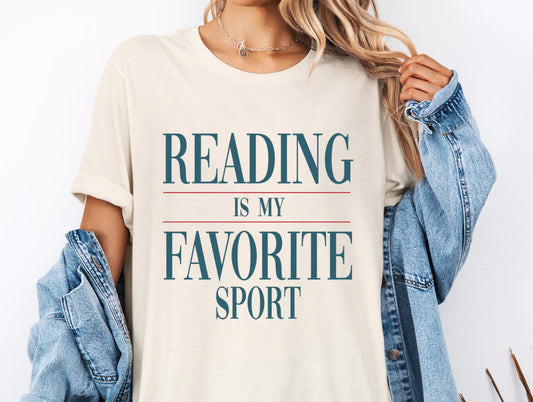 Reading Is My Favorite Sport Tee