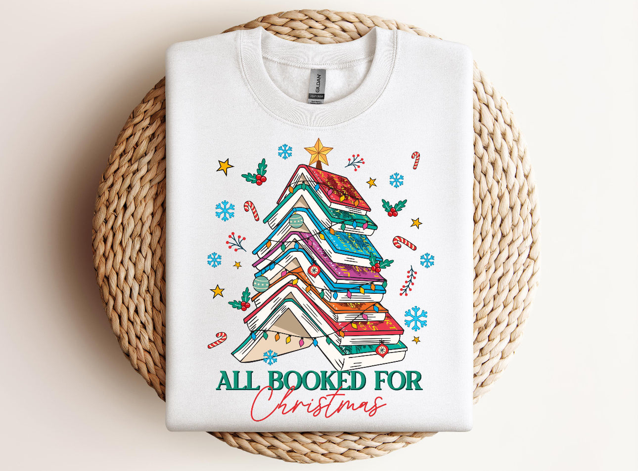 Book Series Tree Crewneck