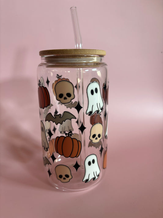 Spooky Glass Cup