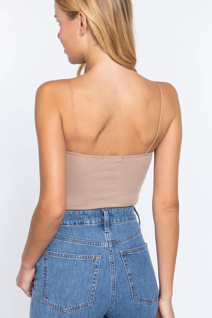 Keyhole Ribbed Bodysuit