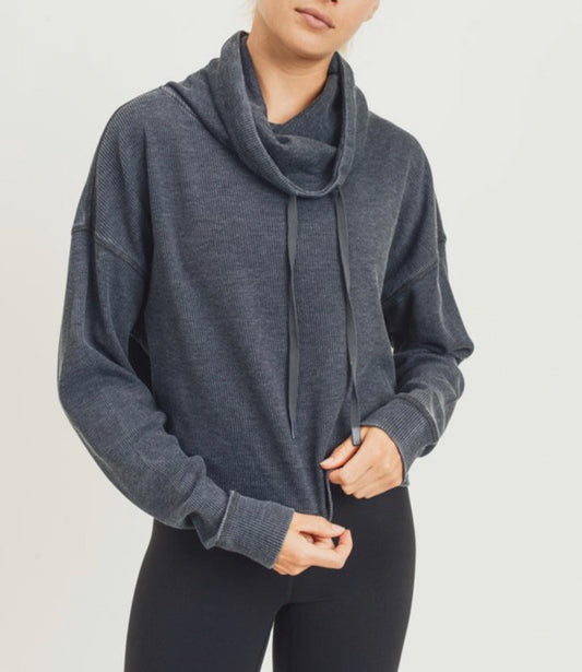 Mineral-Washed Pullover